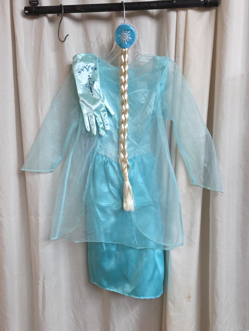 Disney Frozen Elsa Child Halloween Costume Size S/P (4-6X)